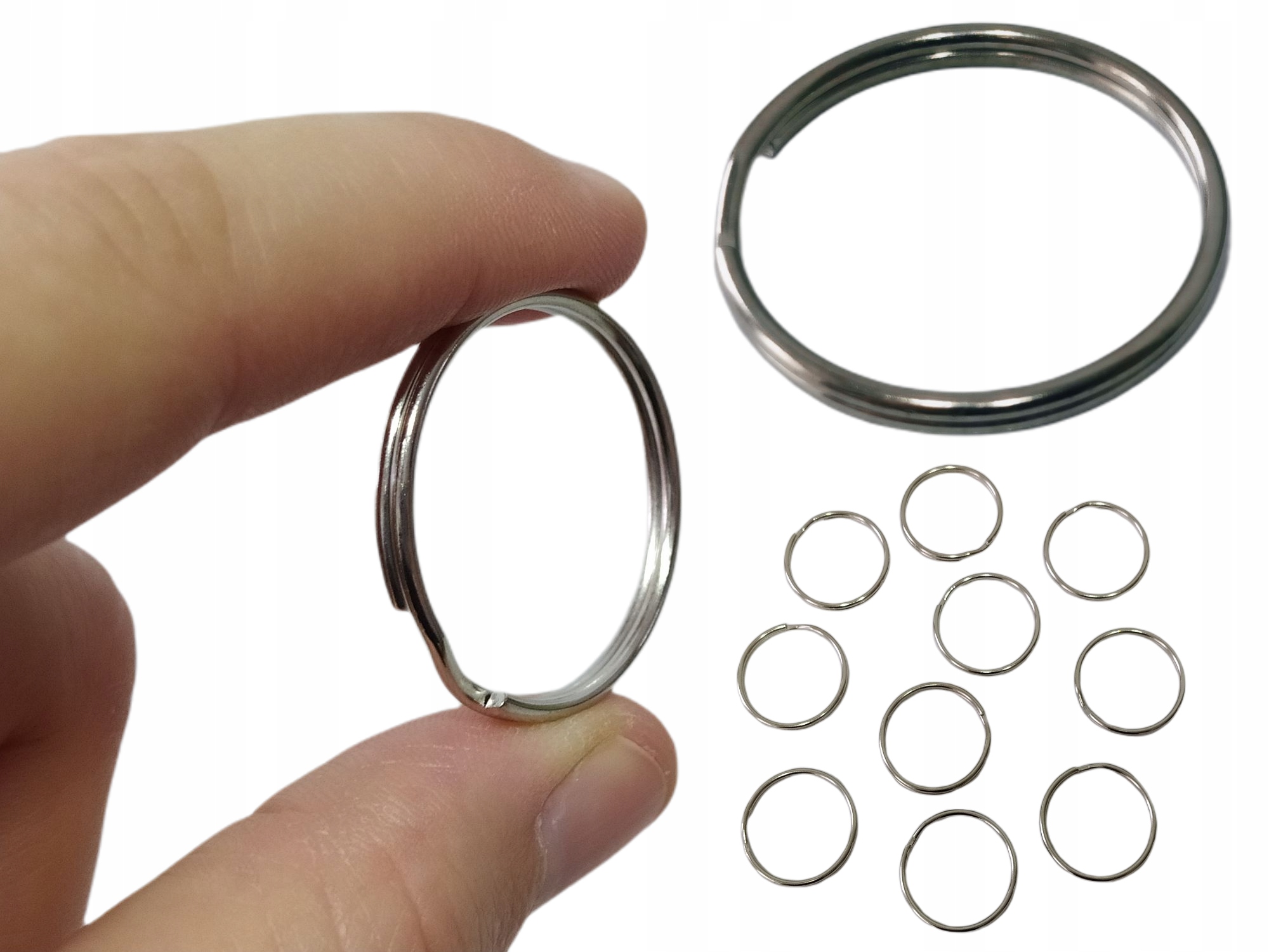 Brelok Kółeczko Kółko do kluczy 30mm 100szt