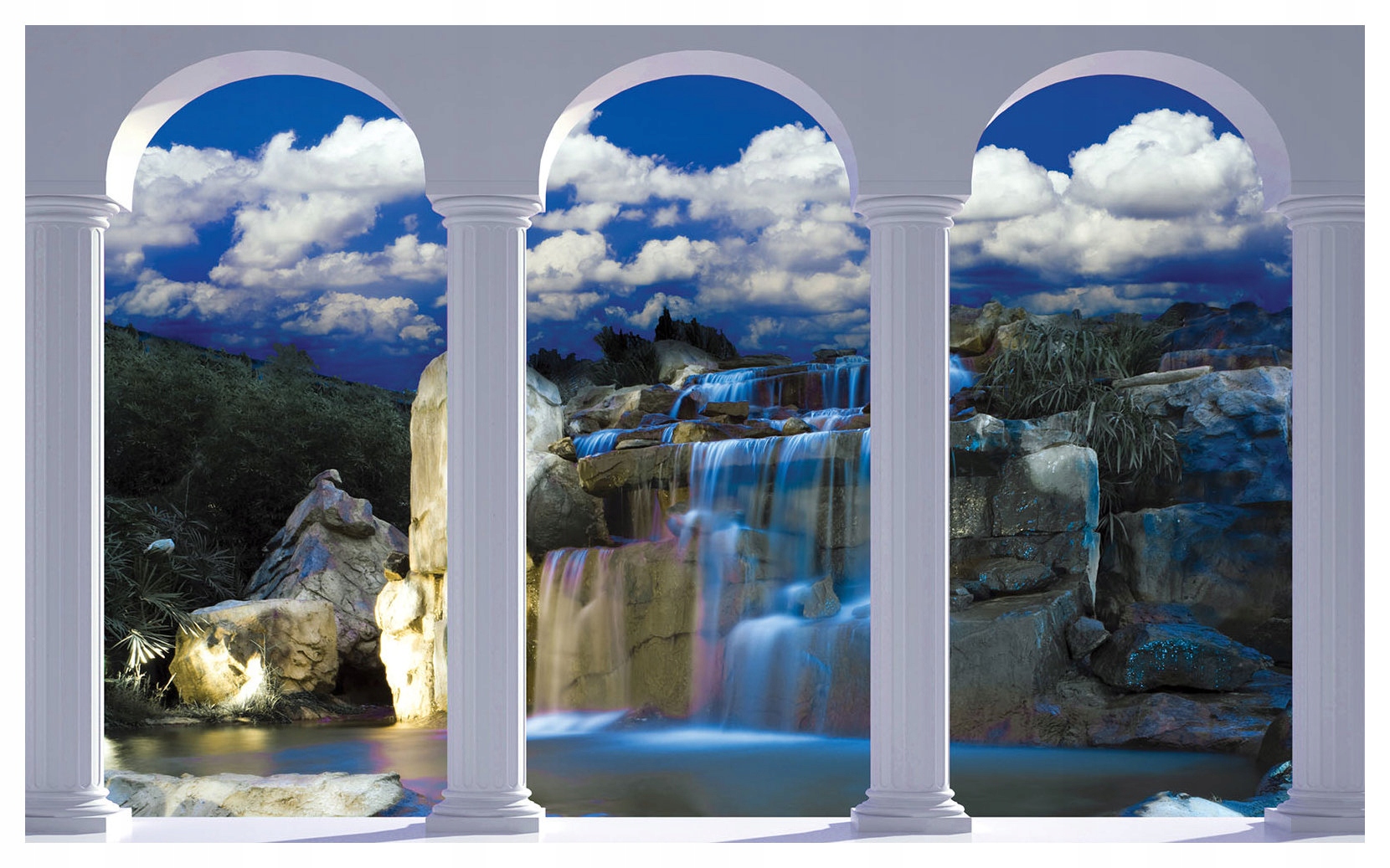 Fototapeta Stĺpce Vodopád Oblúky Vinylová príroda 254x184 lepidlo