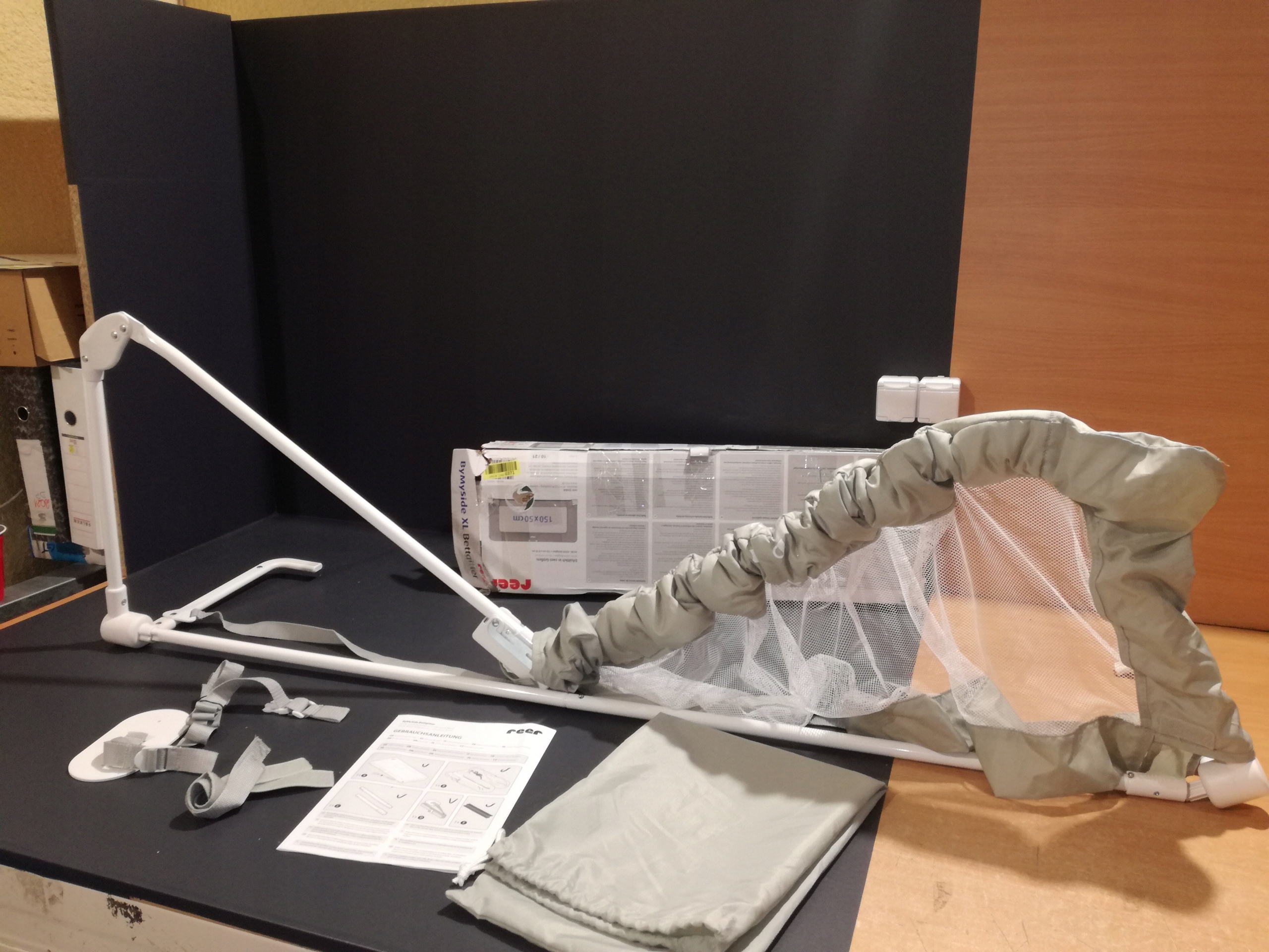 Barierka ochronna do łóżka Reer ByMySide 150 cm Kod producenta 45020