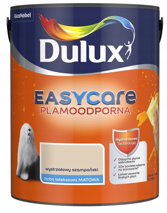 Dulux Easy Care Barva Odolná Proti Skvrnám, Vystřelovací Šampaňská 5L