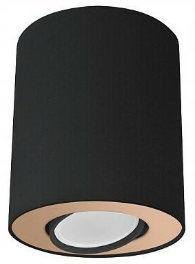 Stropní Svítidlo Set Černá Měděná 1xGU10 Závěsné svítidlo do pokoje do domu