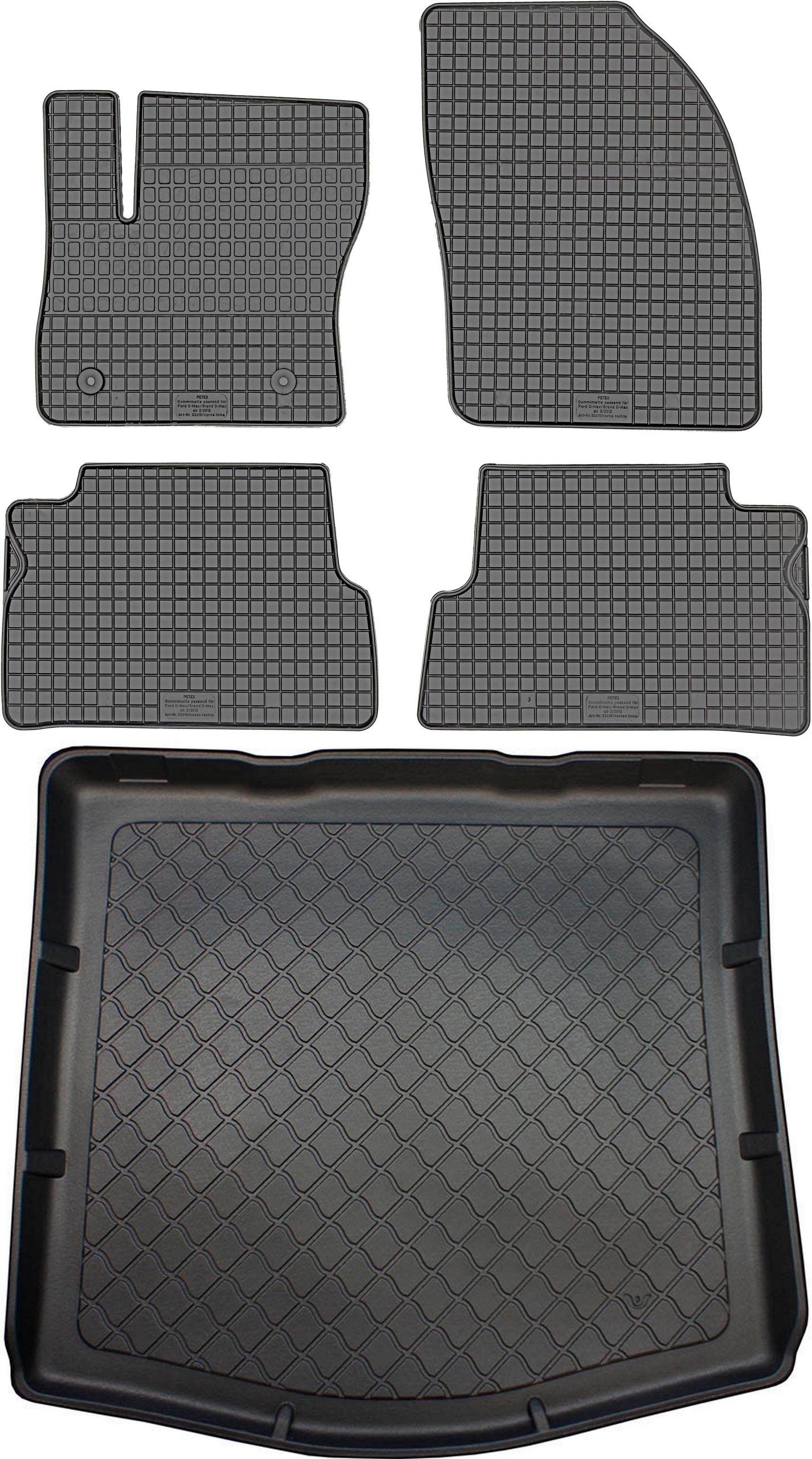 Ford Grand C-Max 5os 2010-2019 Коврики с коврик