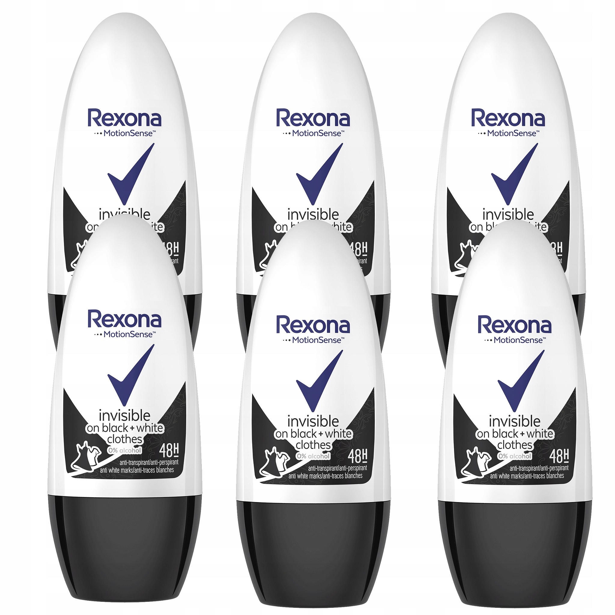 

Rexona Invisible black+white antyperspirant kobiet