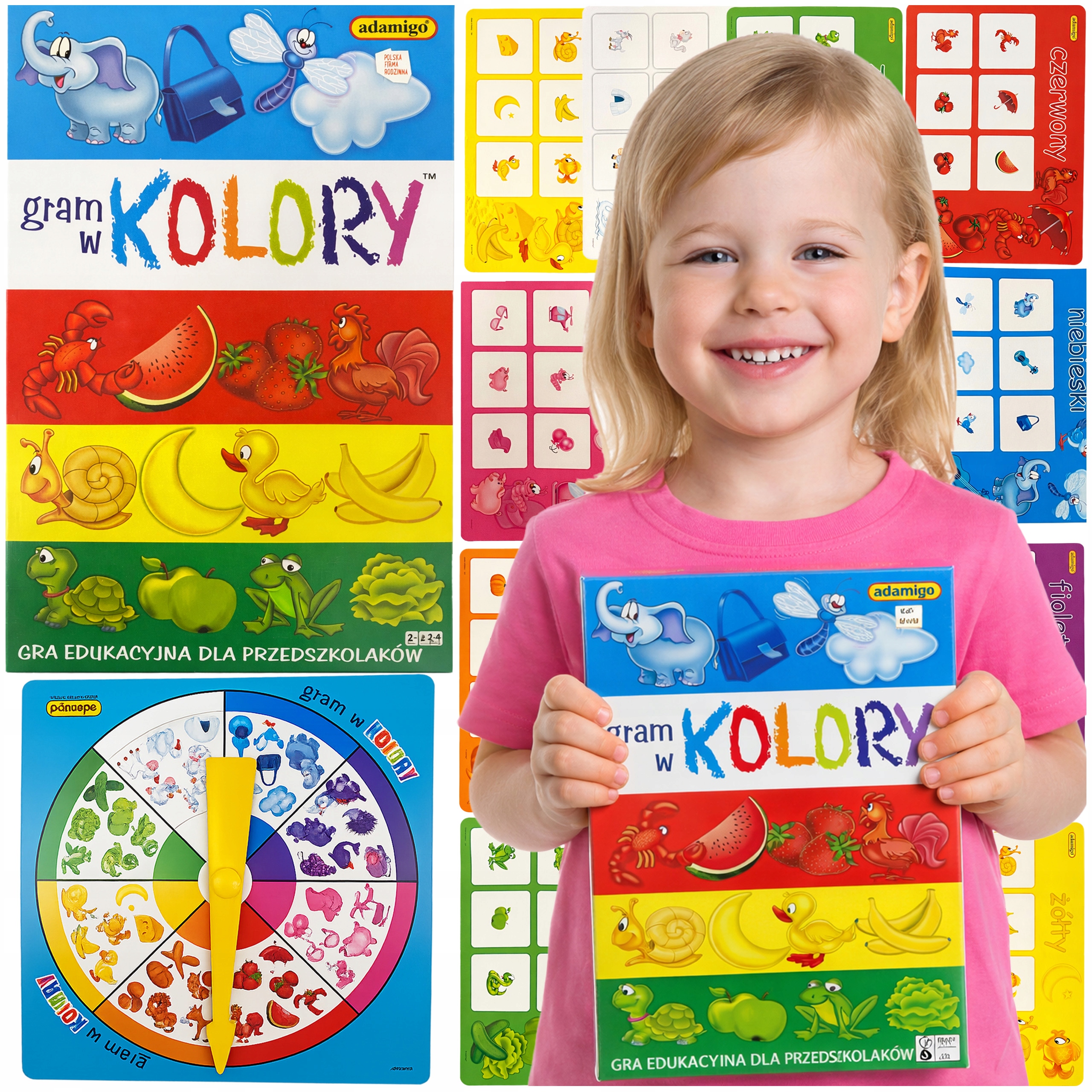 Planszowa Gra Edukacyjna dla Dzieci Logiczna Planszówka Gram w