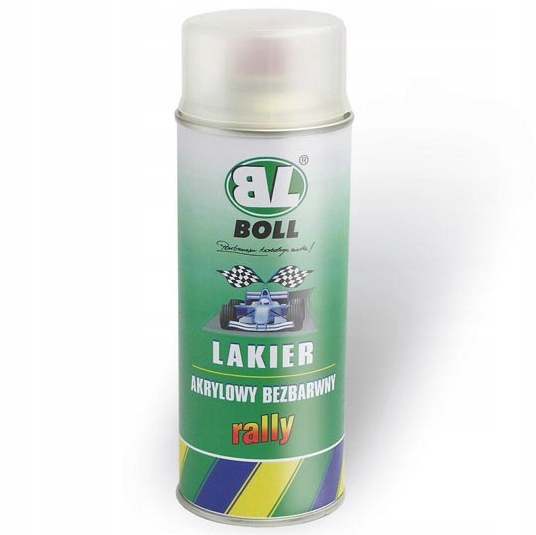BOLL BEZBARWNY LAKIER AKRYLOWY FARBA RALLY POŁYSK