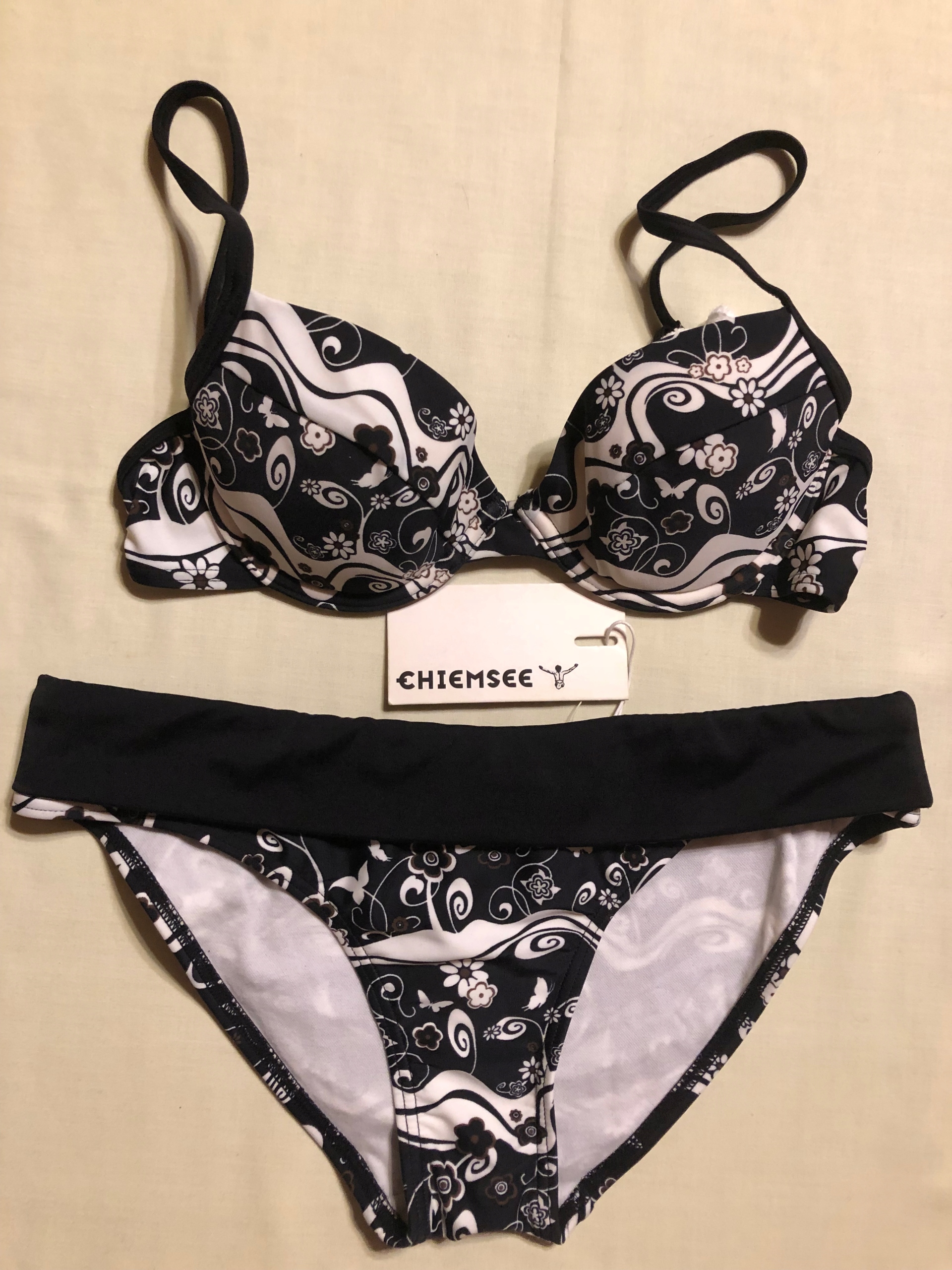 CHIEMSE PIĘKNE BIKINI PUSH UP STRÓJ KĄPIEL R 38 C