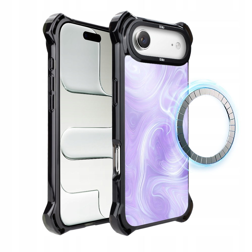 Pouzdro pro iPhone Air Ibizu DropGuard Ultra s MagSafe, Levandulový vír