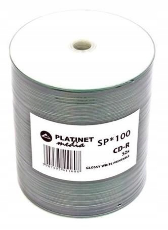 

Płyty Cd-r 700 Mb do nadruku Glossy błyszczące 100