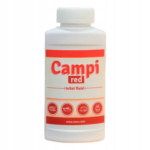 PŁYN DO TOALET WC CAMPI RED 0,25 L KEMPING KAMPERA
