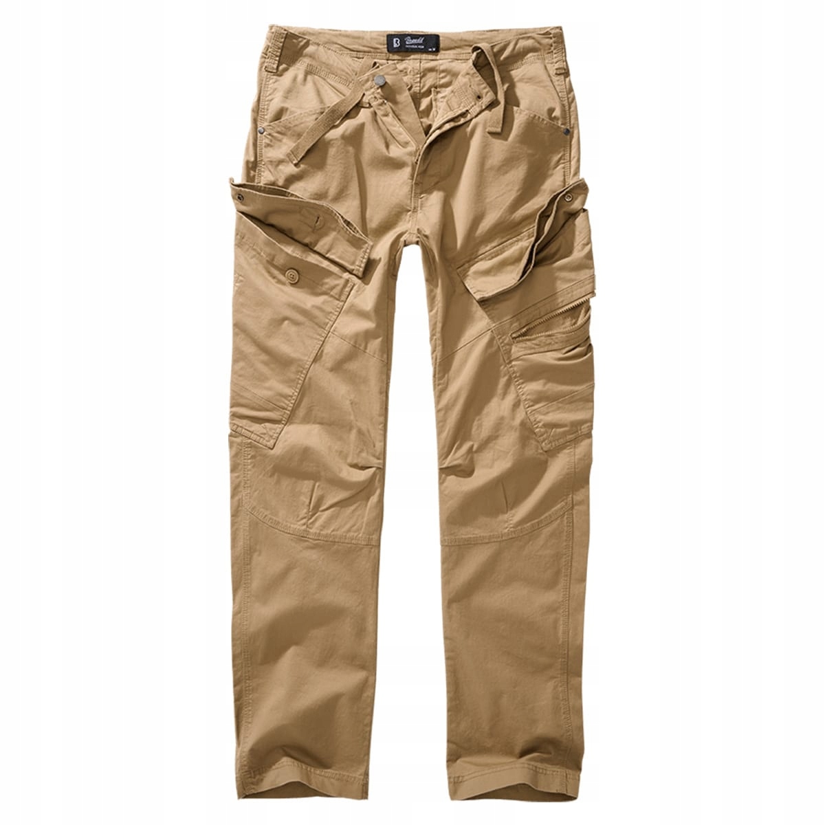 Pánské kalhoty kapsáče vojenské military Brandit Adven Slim Fit Camel XXL