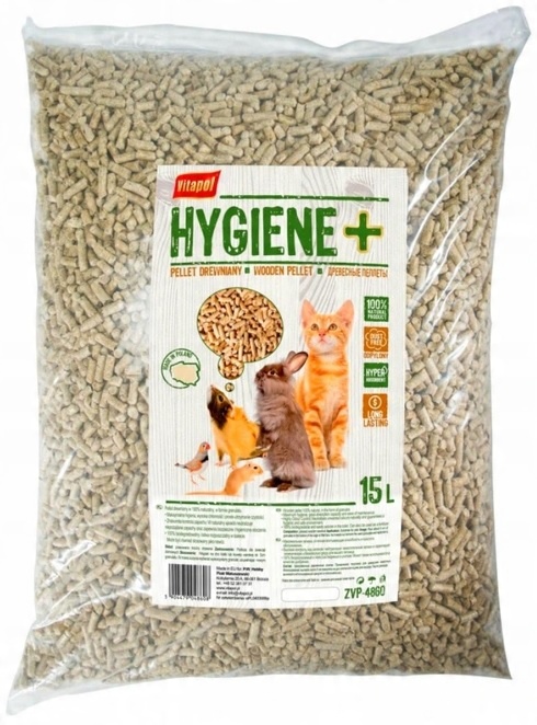 Vitapol Hygiene pellet drewniany Kot Gryzonie 15l