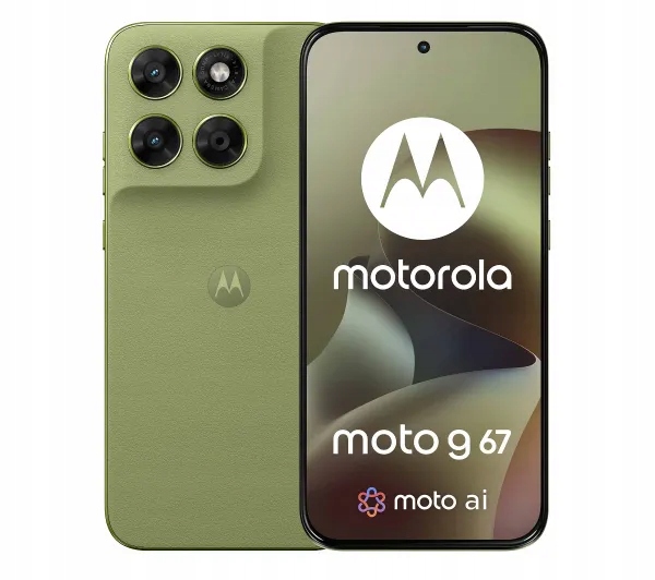 Smartfon Motorola moto g67 8/256GB Nile Green Zielony Słuchawki Ładowarka