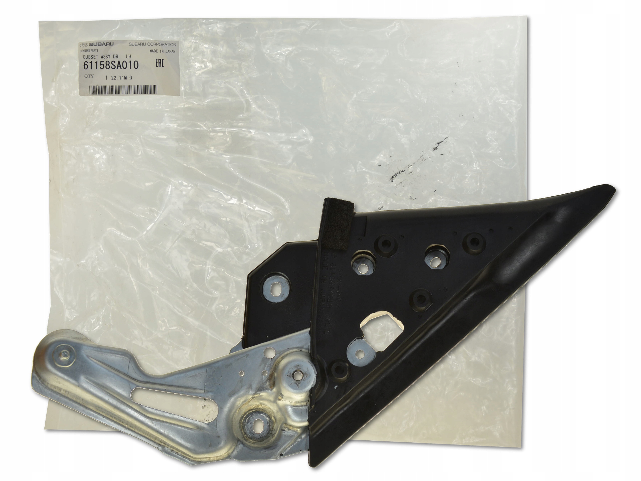 SUBARU FORESTER II 1-07 MOCOWANIE LUSTERKA DRZWI PRZEDNICH LEWA STRONA