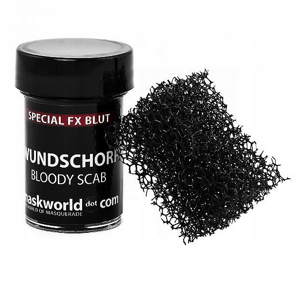 Żel imitacja krwi sztuczna krew 15g z gąbkami