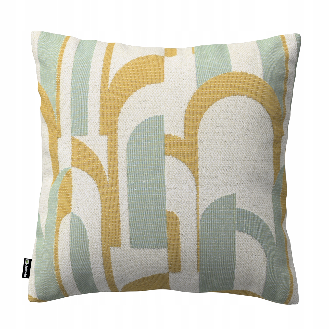 Povlak na polštář 60x60 mátově žlutý