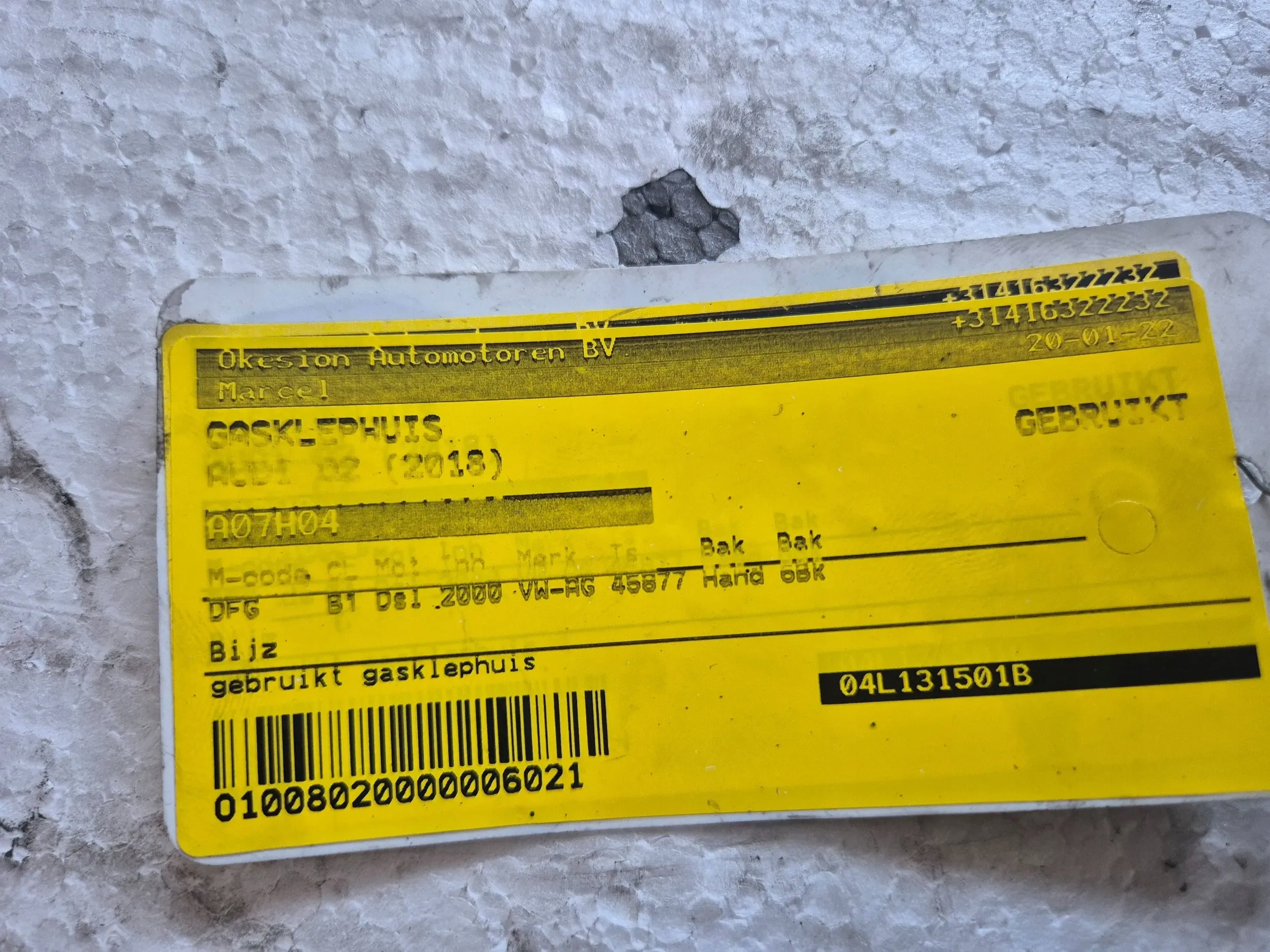 Valvola a farfalla 04L131501B Audi A4 B9 Q2 2.0 TDI