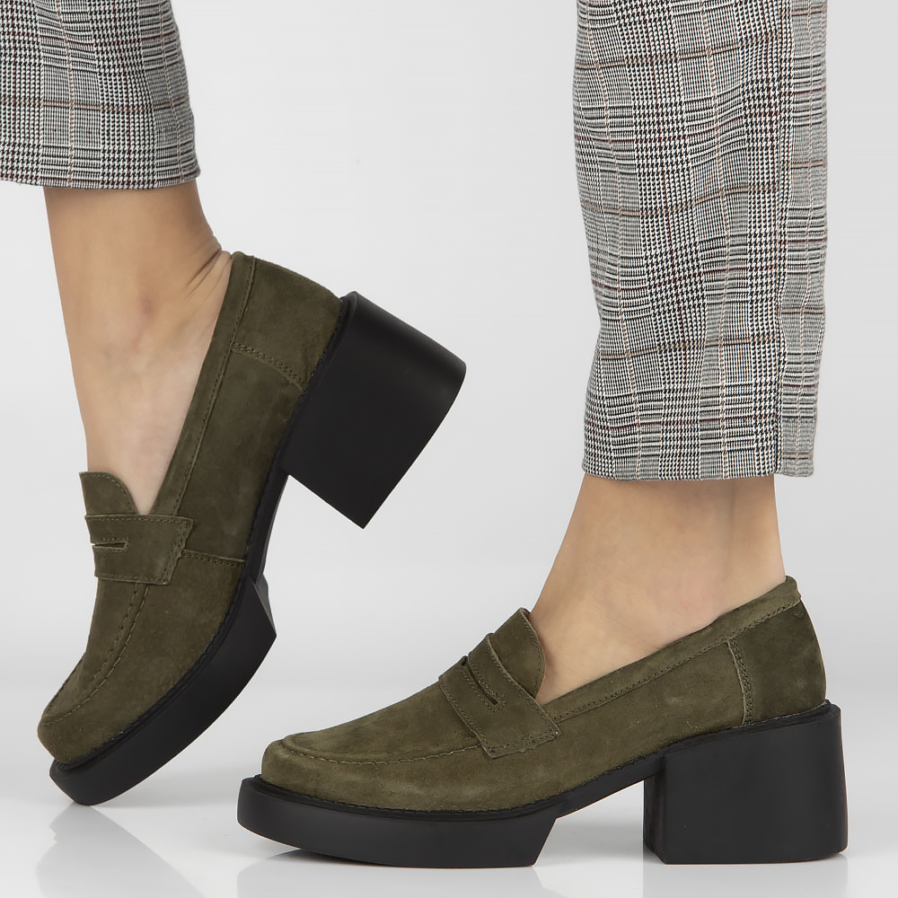 Skórzane półbuty na platformie Filippo DP4685 r.39 Marka Filippo