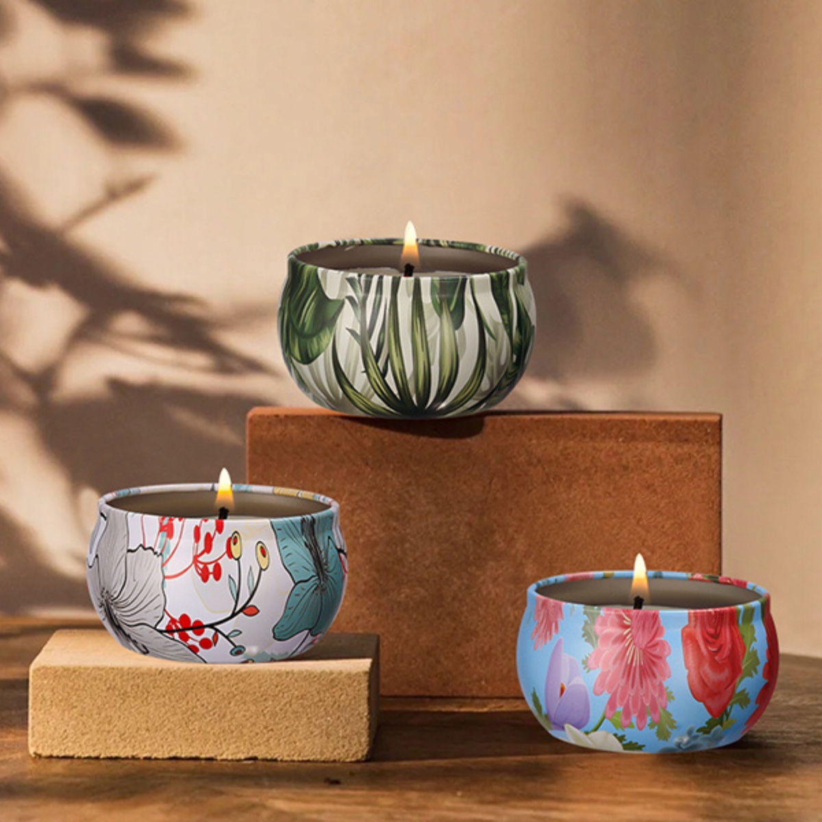 8 x ŚWIECE ZAPACHOWE ŚWIECZKI WOSK SOJOWY ZESTAW NA PREZENT Czas palenia do 25h