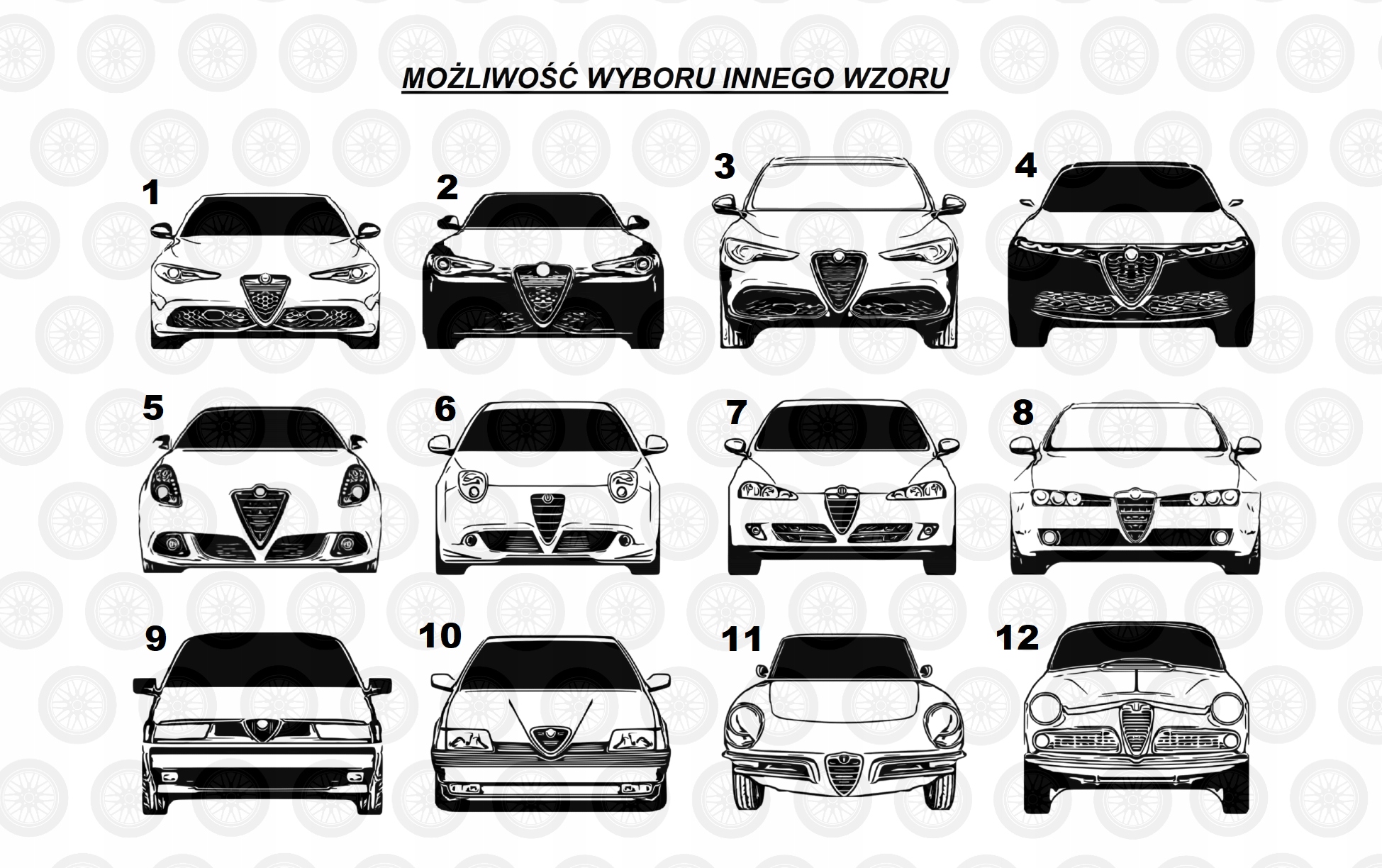 Zestaw na prezent - urodziny imieniny dla kierowcy auta ALFA ROMEO Producent inny
