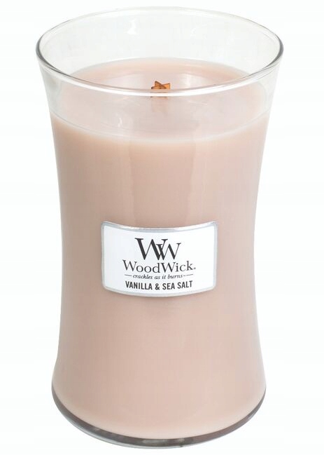 WoodWick velká svíčka Vanilla & Sea Salt 609.5 g