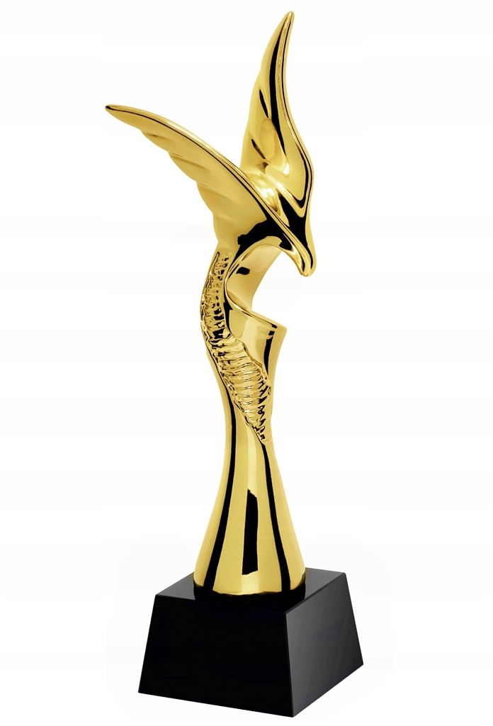 QRX004-G Odlitá soška Modern Eagle v ozdobném provedení