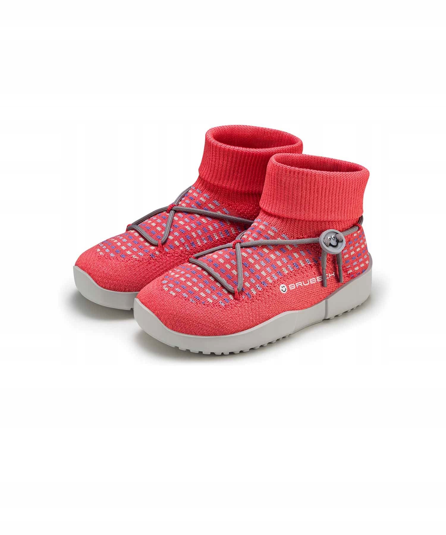 Dziecięce buty przejściowe Warm Merino Kids Brubeck, koralowy/szary 31