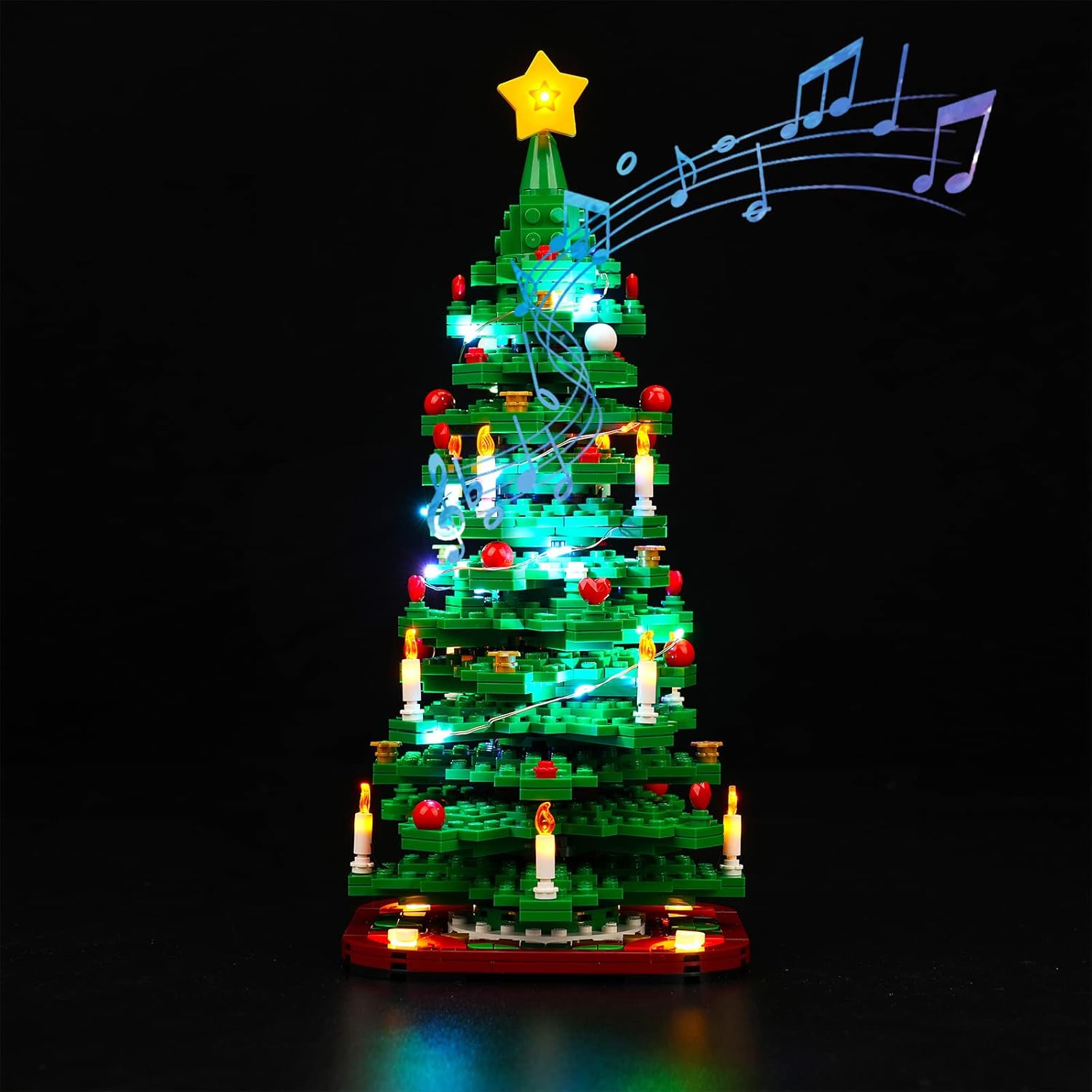 Oświetlenie Led do zestawu Lego Choinka Christmas tree 40573