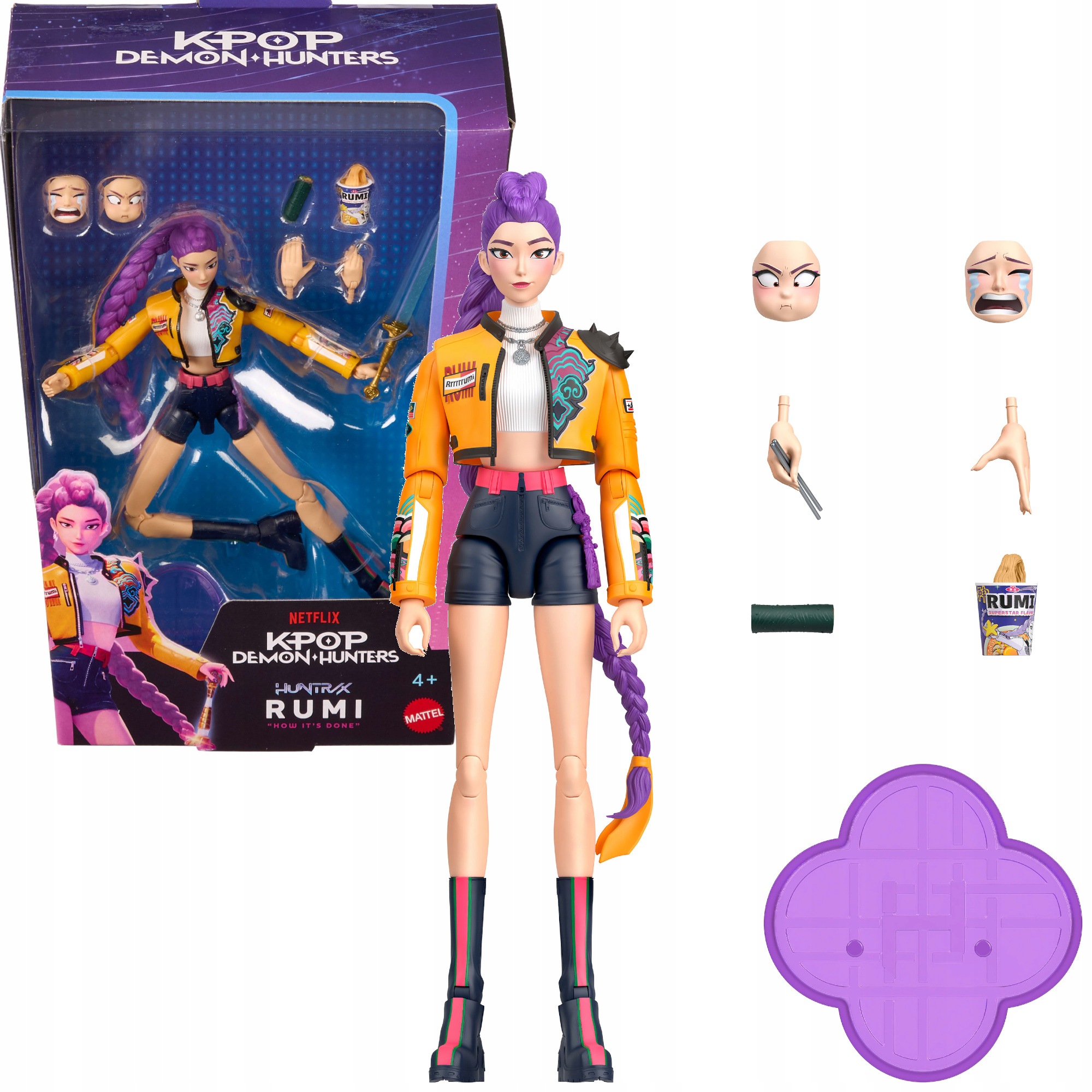 Kpop Demon Hunters Ruchoma Figurka Zestaw Zoey Huntrix How It's Done