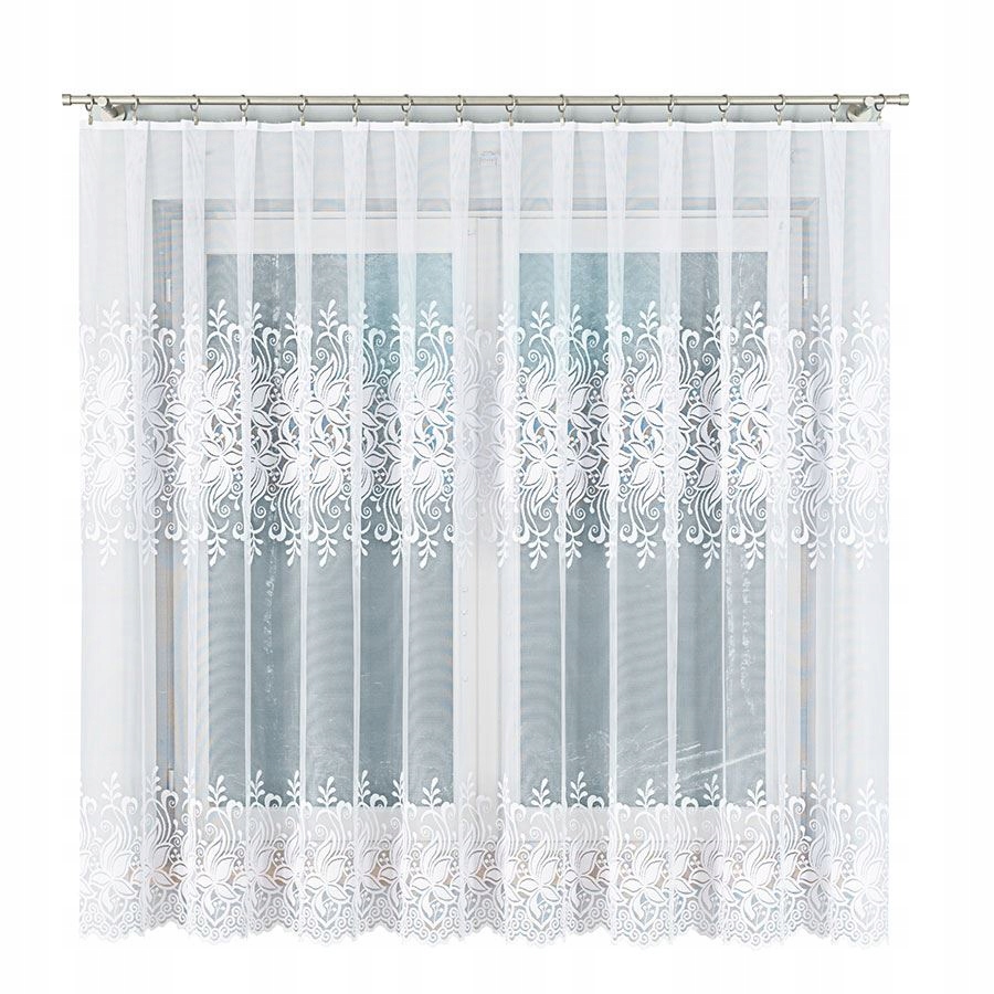 

Firana Żakard Firanka Krótka Szyta 500 x 180