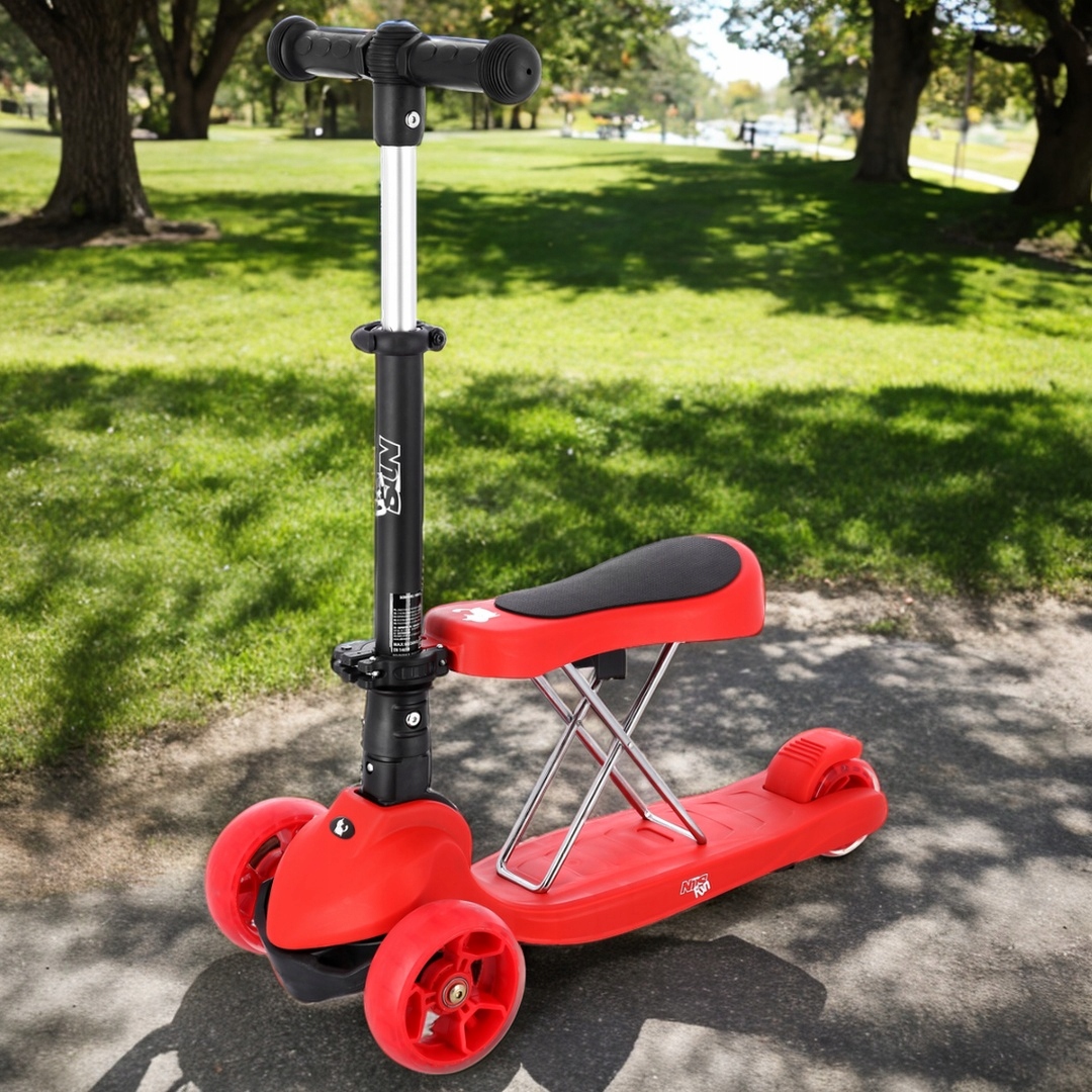 HULAJNOGA TRÓJKOŁOWA DZIECIĘCA KOŁA LED BALANSOWA 2W1 DLA DZIECI Marka Nils Extreme