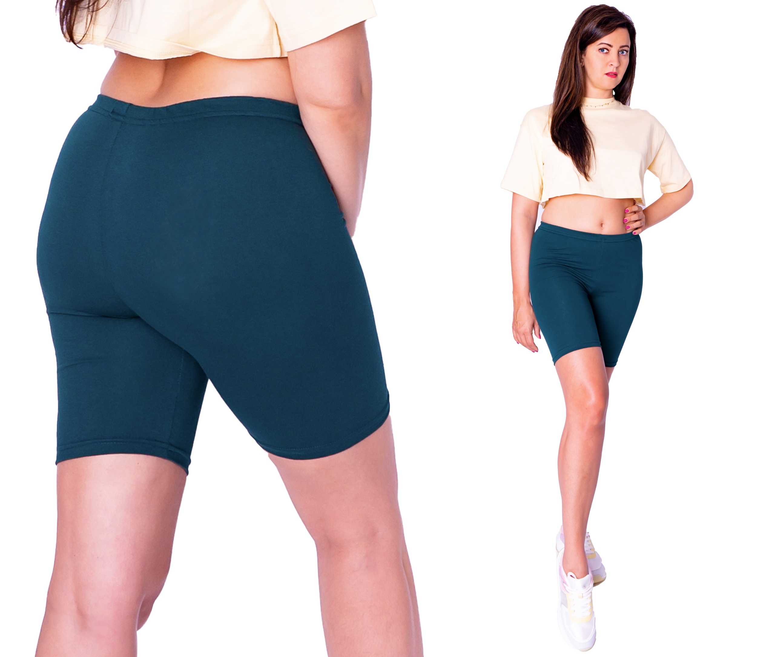 

Legginsy Kolarki 1/2 Zieleń Butelka Roz.2XL