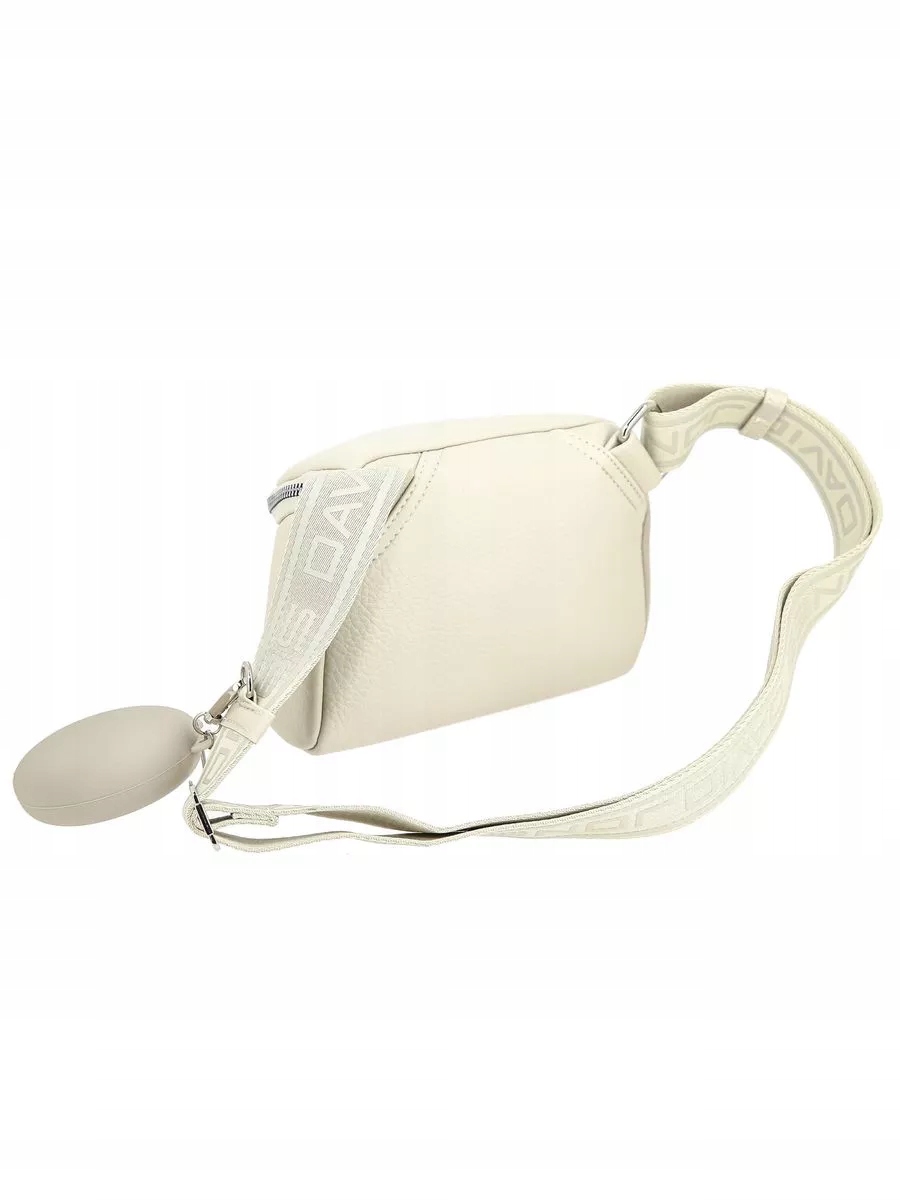 David Jones listonoszka damska skóra ekologiczna crossbody kość słoniowa Odcień śmietanka (ivory)