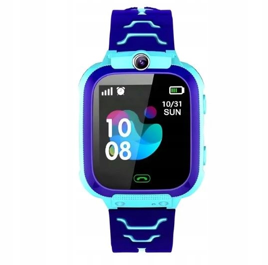 SMARTWATCH DLA DZIECI ZEGAREK GPS LOKALIZATOR SOS DZIECIĘCY NIEBIESKI SMART