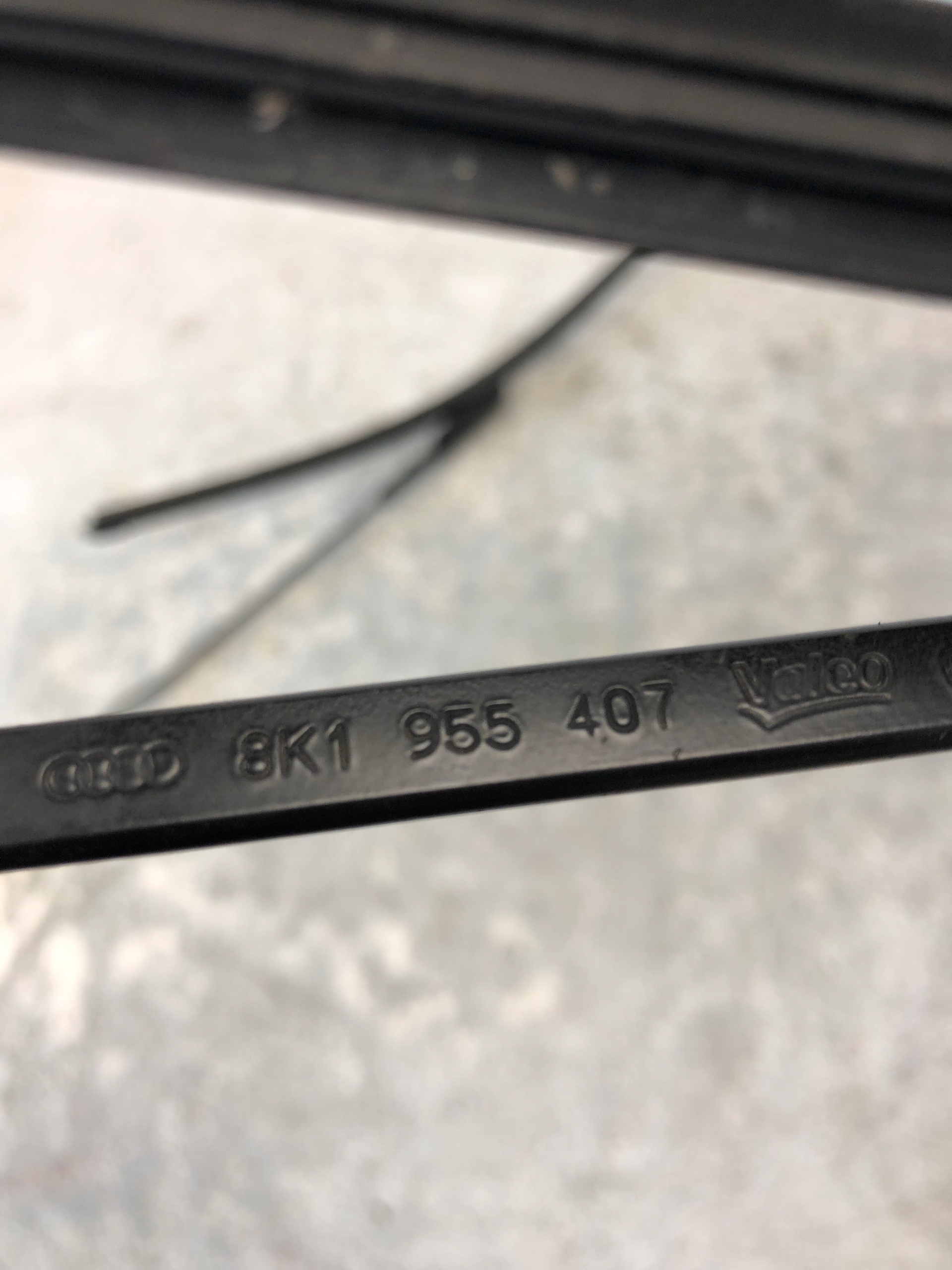 wiper arms AUDI A5 EUROPA