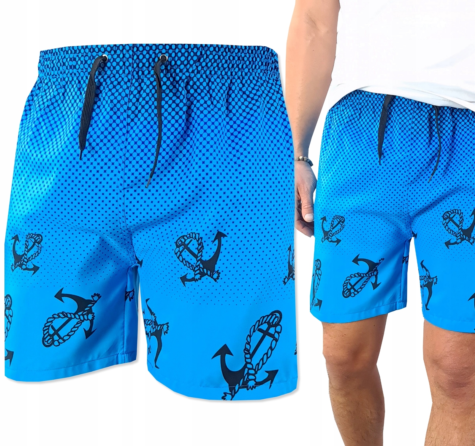 

Krótkie Spodenki Kąpielówki Męskie szorty 3XL