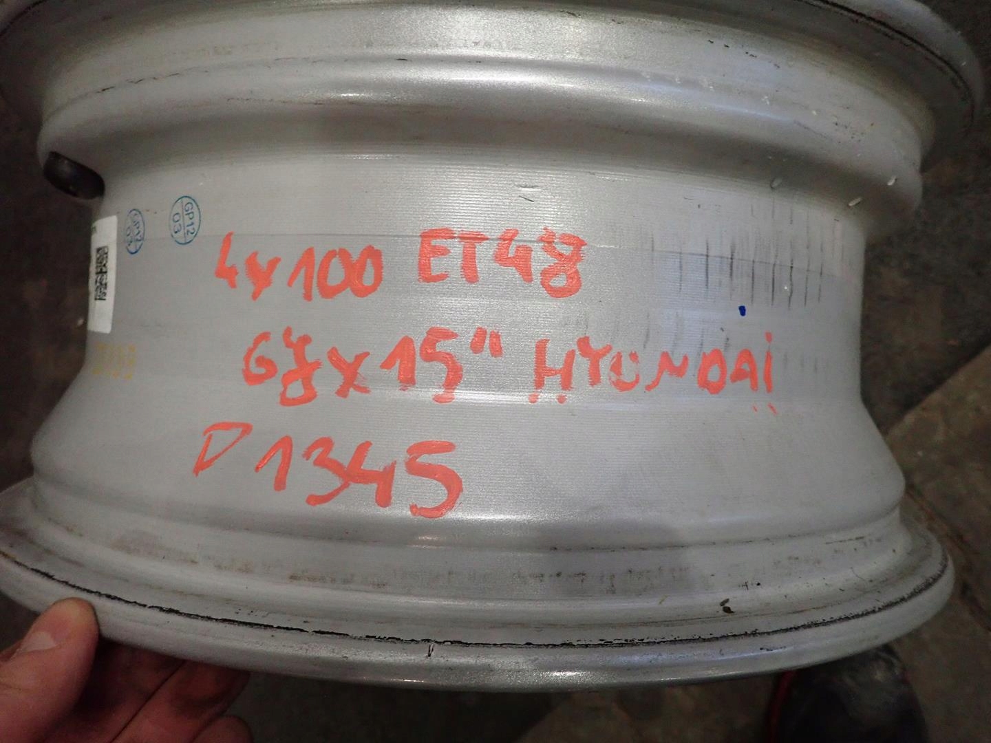 disk disk HYUNDAI 4x100 ET48 6J 15" 52910-K7100
