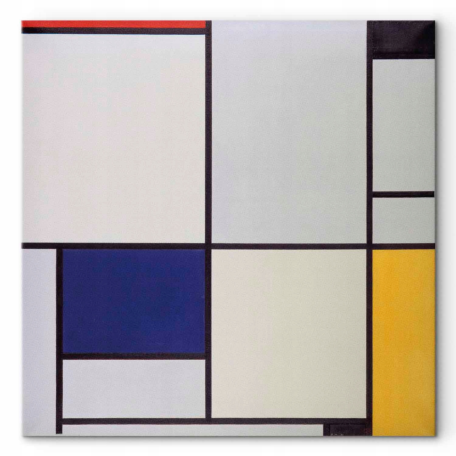 Obraz na plátně Abstrakce Piet Mondrian Tableau I 80x80 cm