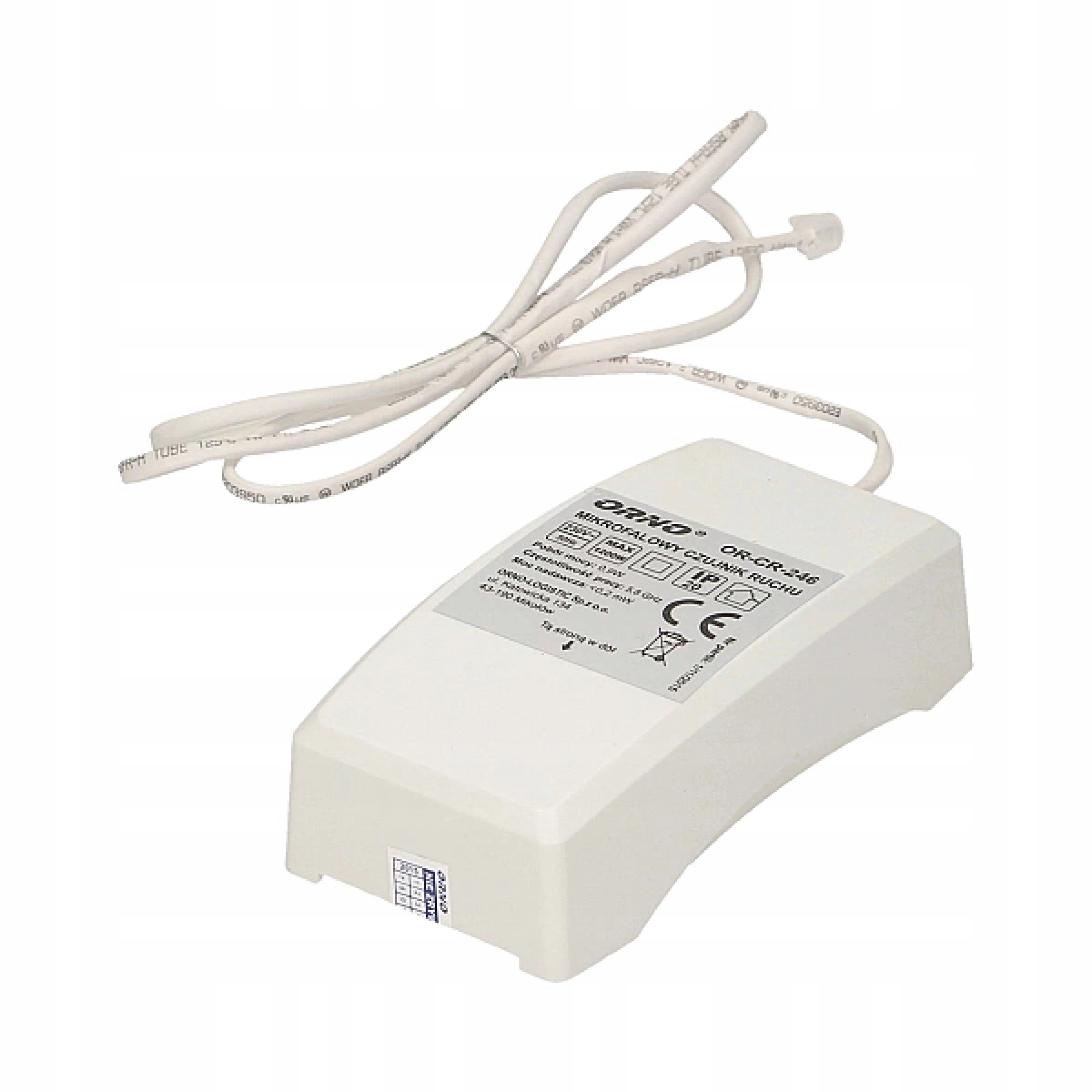 Mikrofalowy Czujnik Ruchu z Sensorem Zewnętrznym Zmierzchowym 360st. 1200W Stan opakowania oryginalne