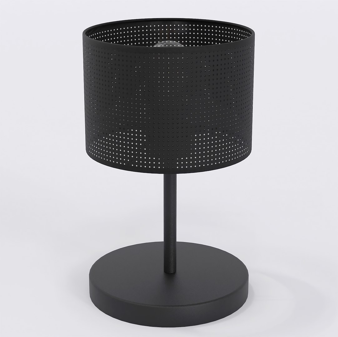 Stolová lampa Lux LN1 čierna E27 20 cm minimalistická