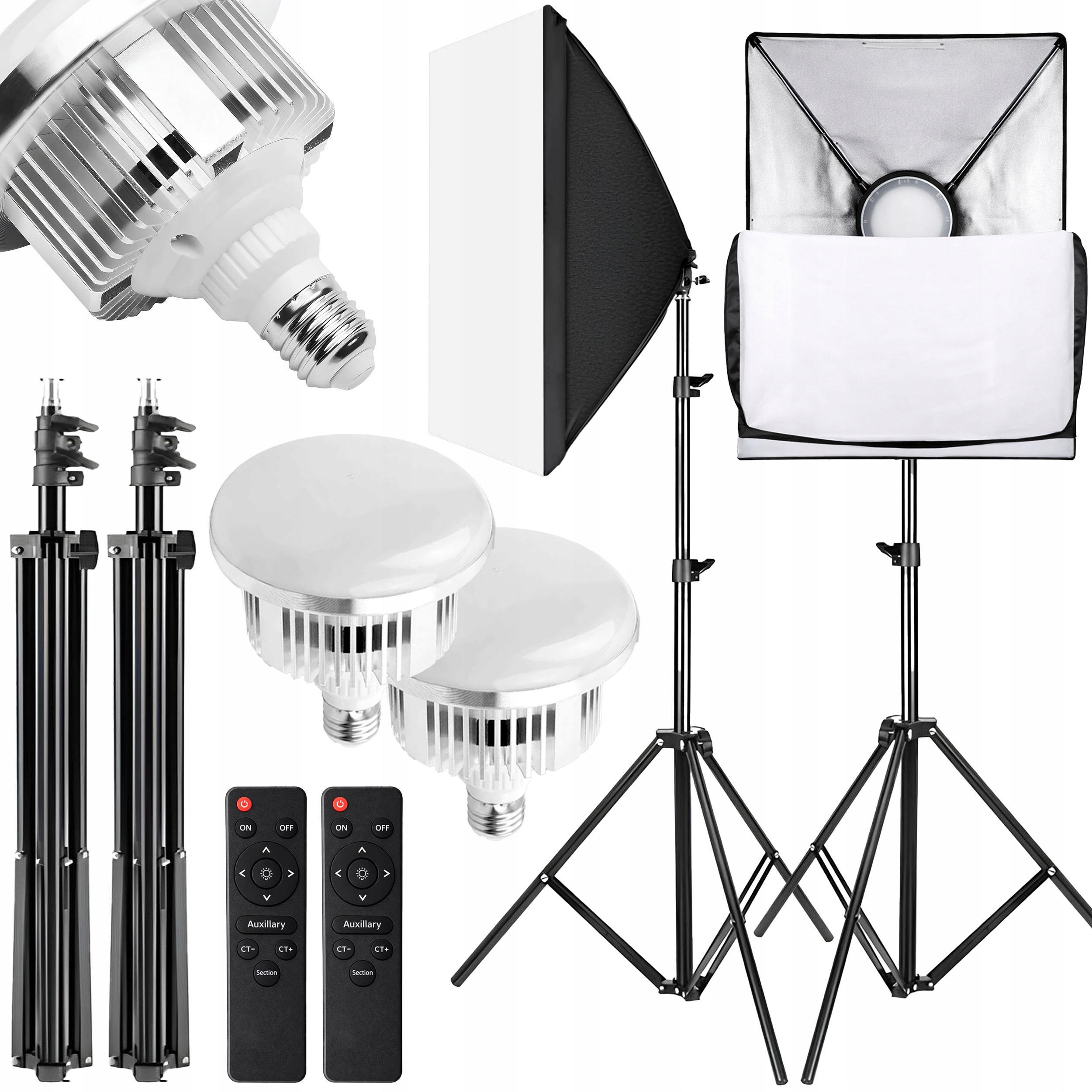 Sada osvětlení Softbox Studiová lampa pro fotografie 40x60 cm 85W Led Pilot
