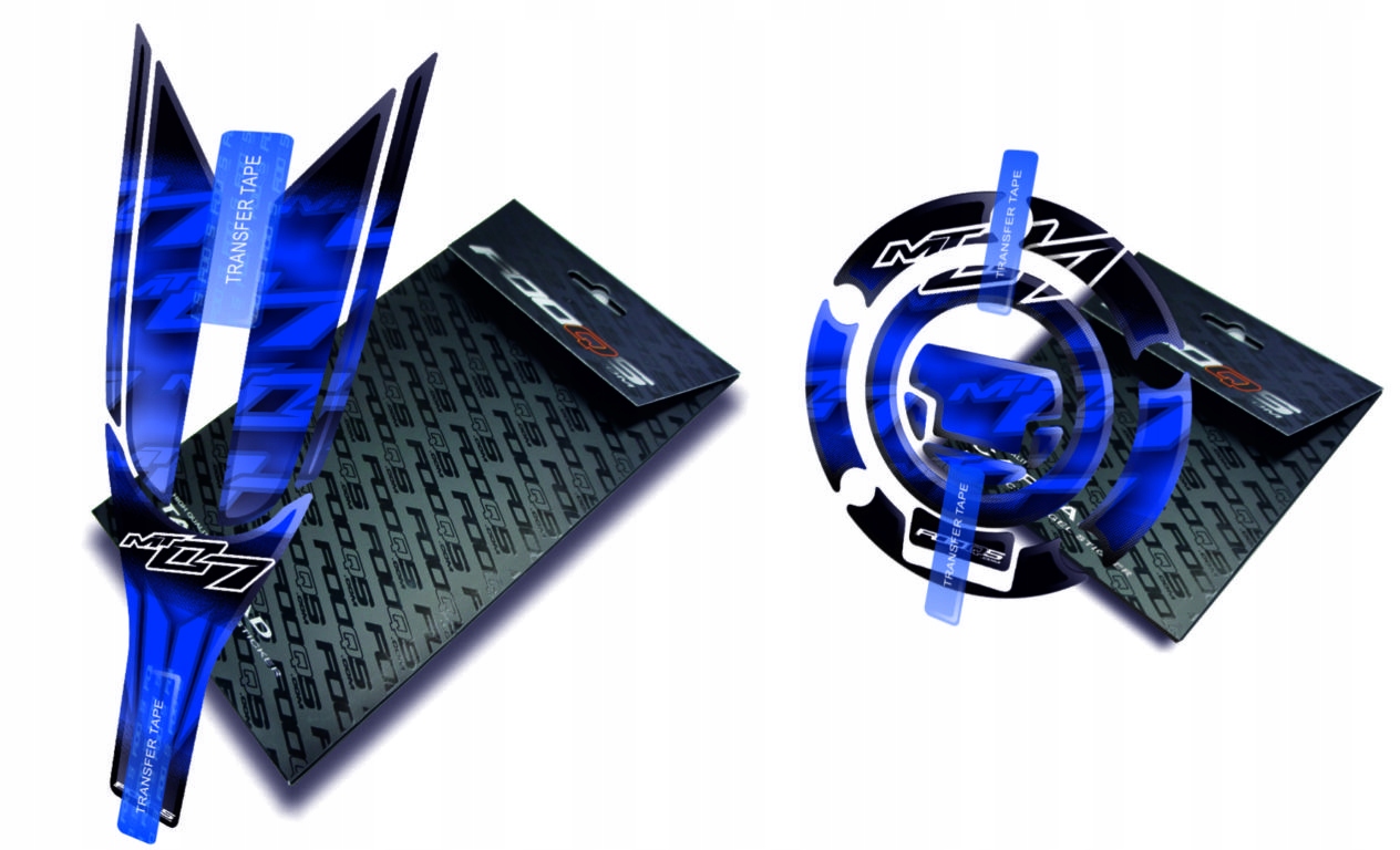 Tank-pad Cap-pad Fooqs Yamaha MT-07 MT07 Modrý