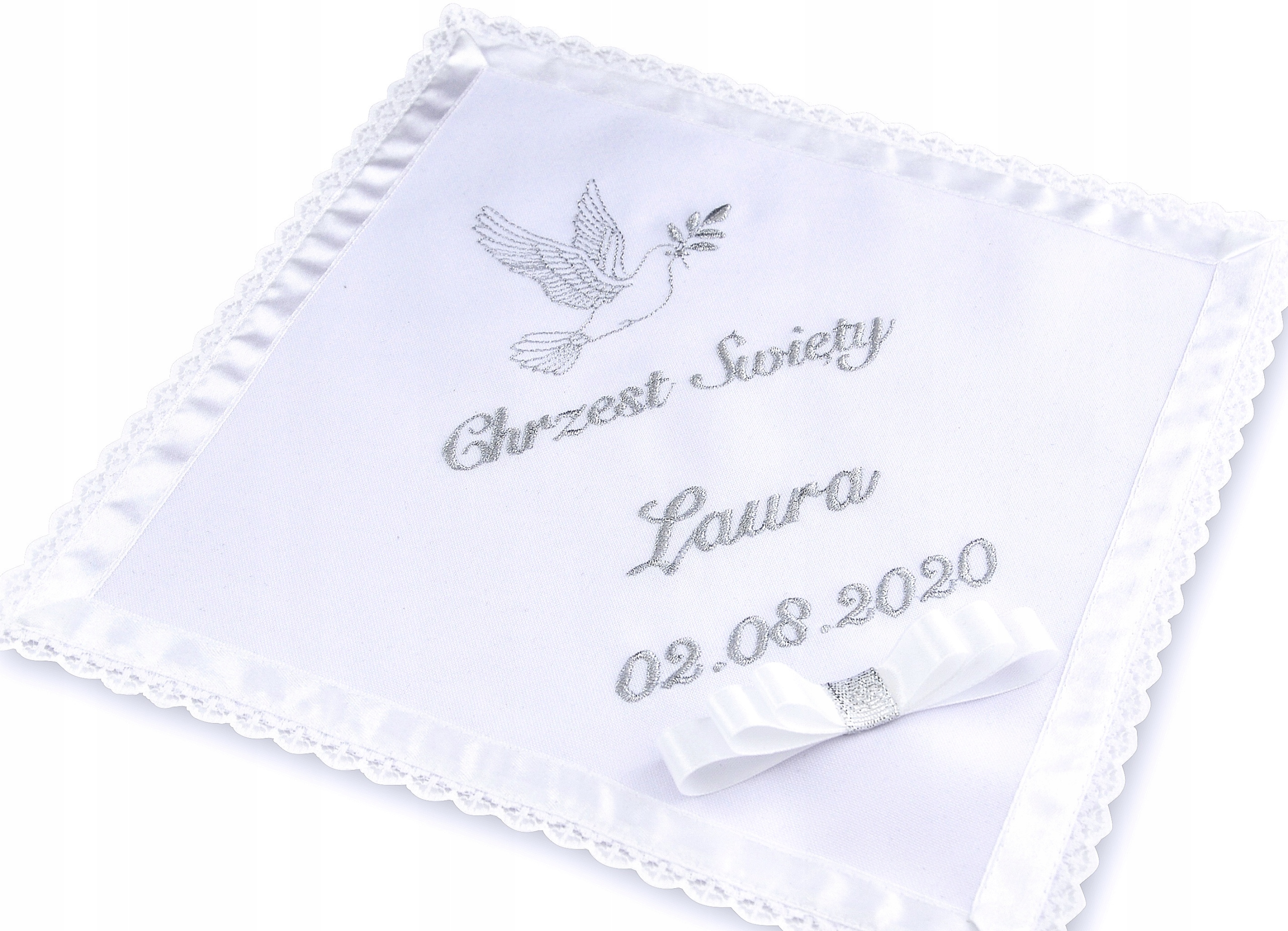 

Chrzest Szatka do chrztu haftowana Haft krzyżmo B