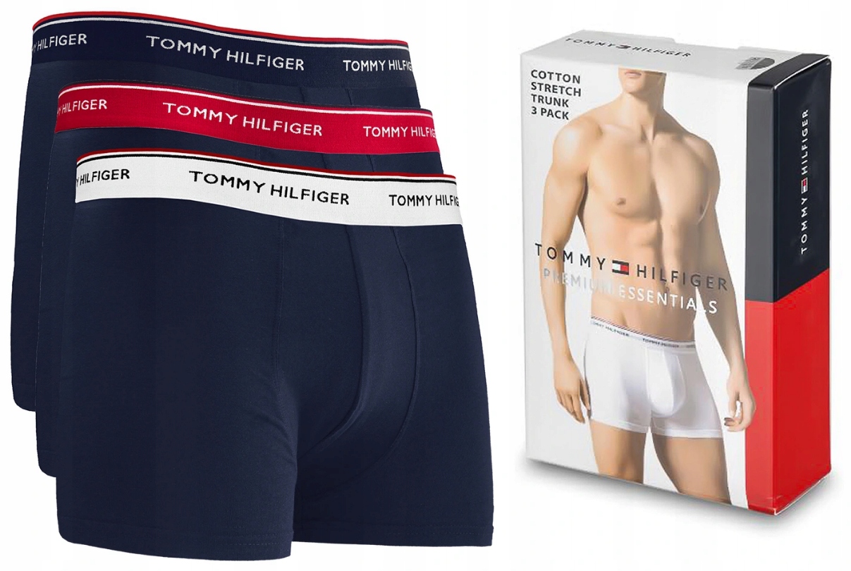 

Bokserki Męskie 3-PACK Tommy Hilfiger r.M
