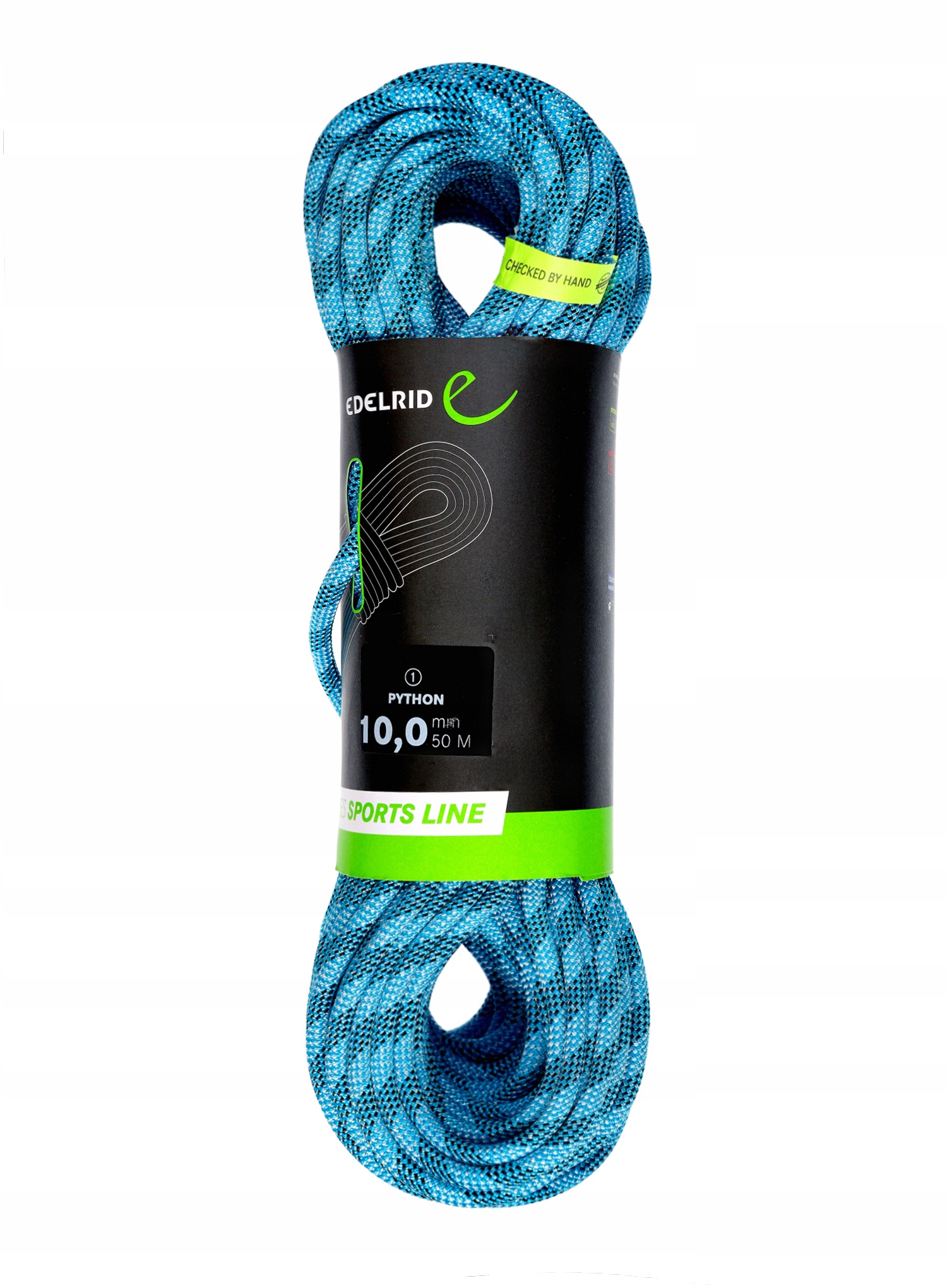 Dynamické lano Edelrid Python 10 mm 50 m modré