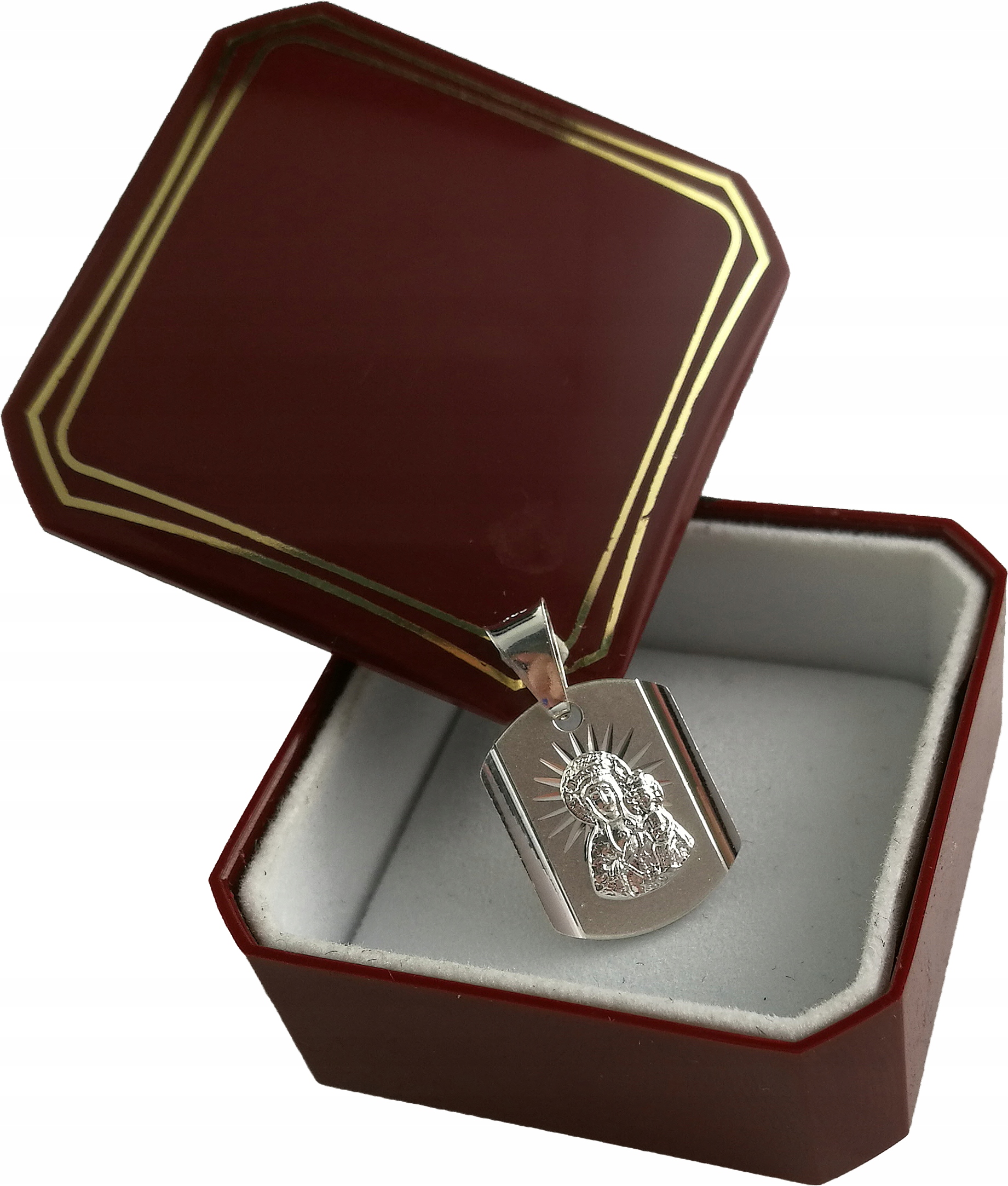

Wisiorek Srebrny Medalik Diamentowany srebro 925