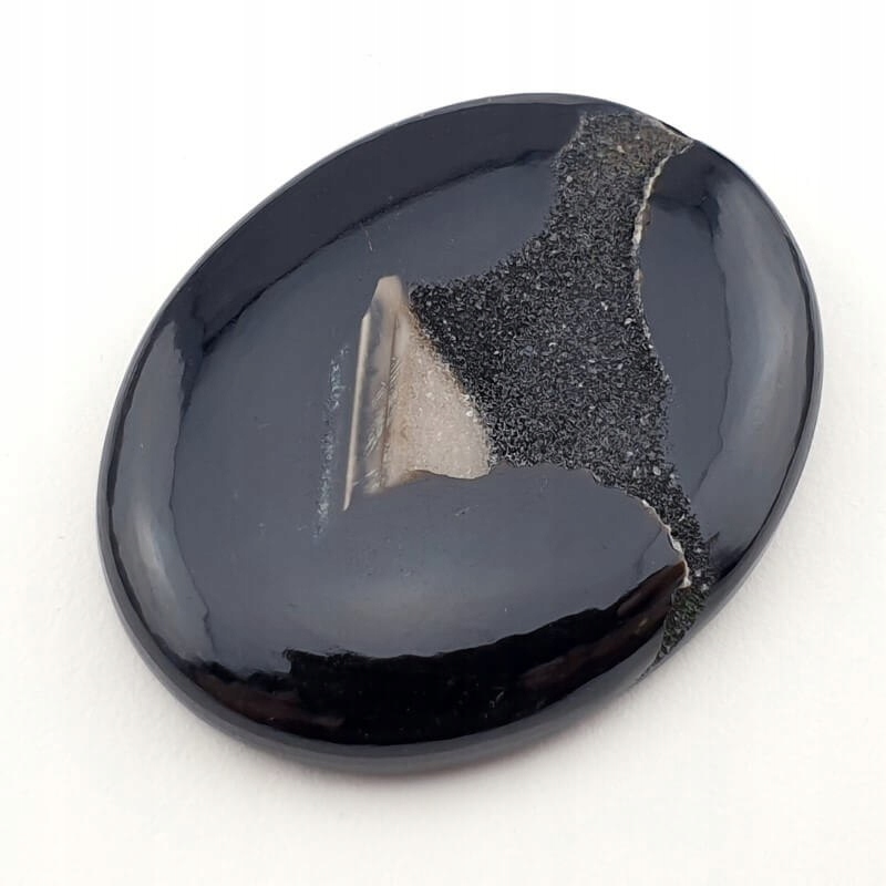 Agat druzy kaboszon ~41x32 mm nr 157