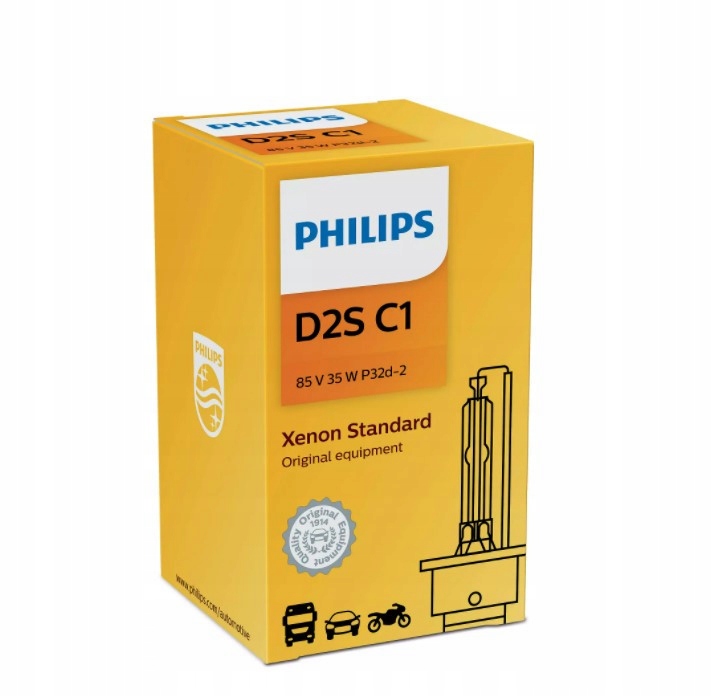 Philips D2S Žárovka Xenonová Výbojka Xenon Standard 4300K 35W