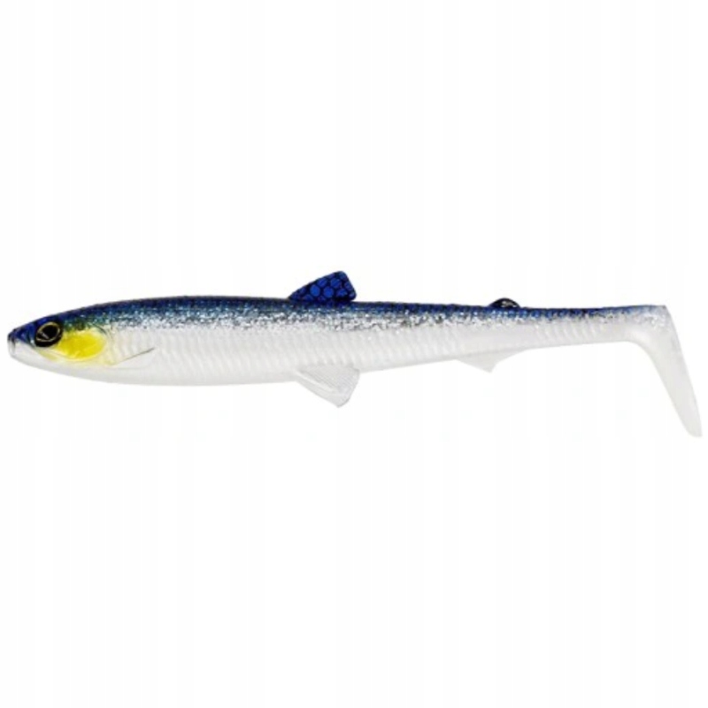 Guma Westin BullTeez Shadtail 9.5cm 7g Blue Headlight Przynęta Na Szczupaka