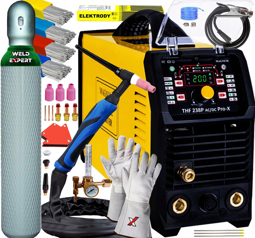 MAGNUM PRO-X 238 SPAWARKA TIG AC DC HF LIFT MMA