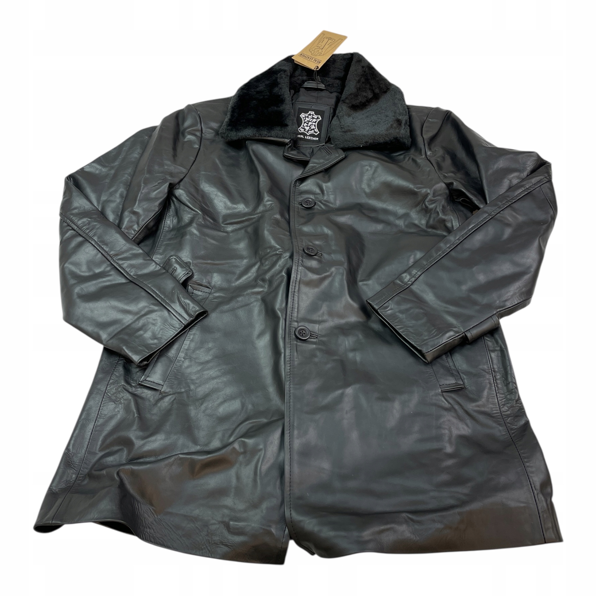 Dámská kožená bunda ramoneska Real Leather L